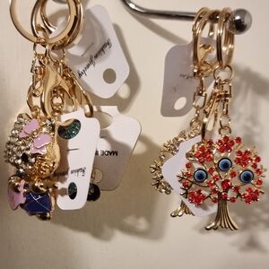Unbranded Gold Keychain/bag Charms